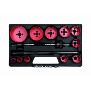 Пили кільцеві BI-METAL YATO : HSS M3, Ø=19-76 мм. Набір 15 шт. [5]