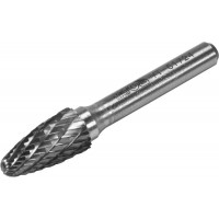 Фреза конусна округлена з карбіду вольфрама YATO, Ø= 10 мм, l= 58/18 мм, з шпинделем Ø= 6 мм [40/80]