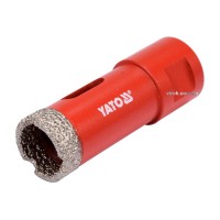 Свердло по кераміці і гресу в сух і мокр YATO: Ø=20мм з алмаз пругом, до шліфмашин. кріплен-М14[100]