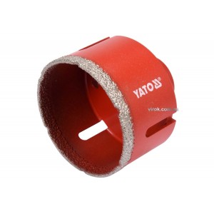 Свердло по кераміці і гресу в сух і мокр YATO: Ø=68мм, з алмаз пругом, до шліфмашин. кріплен-М14[50]