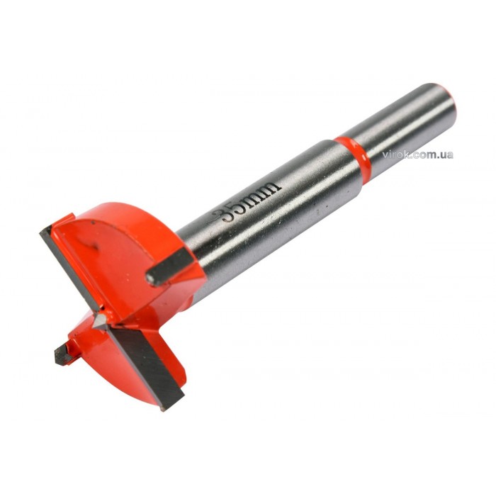 Свердло-фреза по дереву YATO : Ø= 35 мм, зі шпинделем Ø= 10 мм [10/100]