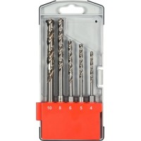 Свердла по металу SDS+ YATO: Ø= 4.0- 10.0 мм, HSS 6542. набір. 5 шт [24]