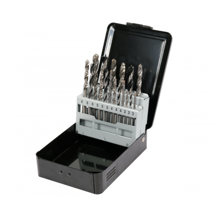 Свердла по металу, бетону, дереву YATO, Ø= 3- 10 мм, 18 шт. [20]