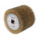 Щітка-вал до шліфувально-брашувальної машинки YATO зі стал дротян ворсом, Ø= 120/19 мм, шир.- 100 мм