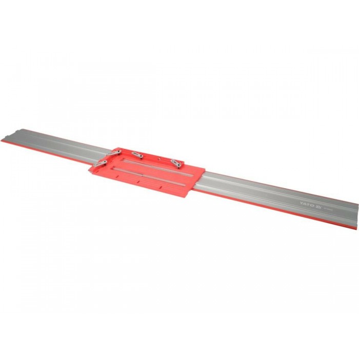 Шина напрямна універсальна YATO для дискових ручних пил з затискачами, l= 150 см, w= 135 мм [5]