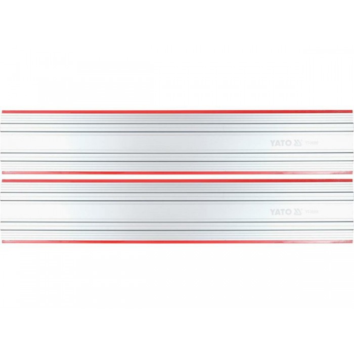 Шина напрямна універсальна YATO для дискових ручних пил з затискачами, l= 150 см, w= 135 мм [5]