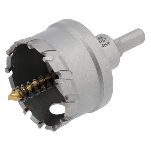 Свердло коронка по металу TCT YATO: Ø54 x 103 мм, товщ. до 25мм, з напрямним, 6-гран. хвост 3/8" [6]