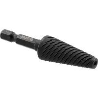 Фреза конусна по металу YATO, Ø= 15 мм, l= 65 мм, з 6-гран. шпинделем 1/4" матер- вуглецева сталь