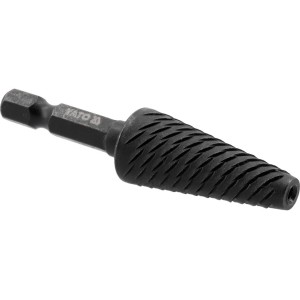 Фреза конусна по металу YATO, Ø= 15 мм, l= 65 мм, з 6-гран. шпинделем 1/4" матер- вуглецева сталь