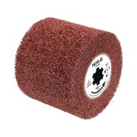 Щітка-вал до шліфувально-брашувальної машинки YATO фіброва по металу, Ø= 120/19 мм, шир.- 100мм [20]