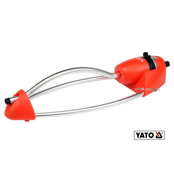 Зрошувач осциляційний YATO до шлангу 1/2", 17 отворів, ABS-пластик + алюміній [6]