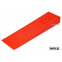 Клин для розколювання дерев пластиковий YATO : 300 x 85 x 35 мм, 430 г [20/40]
