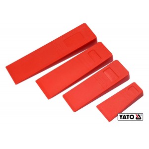 Набір клинів пластикових для розколювання дерев YATO : 300/245/205/136 мм, 4 шт [20]