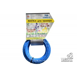 Жилка для тримера "Кручений КВАДРАТ" TM VIROK : Ø= 2.7 мм, l= 15 м