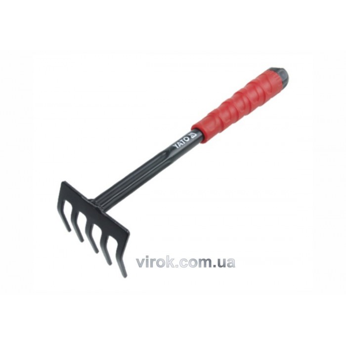 Граблі YATO : Сталеві, гумова ручка [10/60]