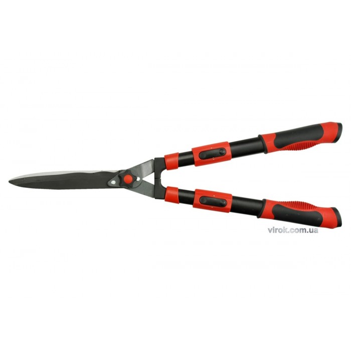 Ножиці до живоплоту YATO : Телескопічні ручки, L= 690/890, леза- 210 мм [6]