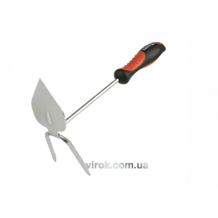 Розрихлювач комбінований YATO : L= 320 мм, ергономічна ручка [12/72]