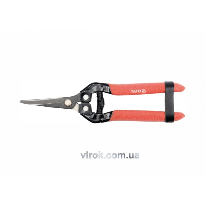 Сікатор спеціалізований YATO : вигнутий, L= 185 мм [12/72]