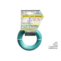 Жилка для тримера ТРИКУТНИК TM VIROK : Ø= 2.4 мм, l= 15 м