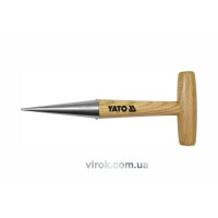 Конус посадочний з дерев'яною ручкою YATO : l= 280 мм [10/60]