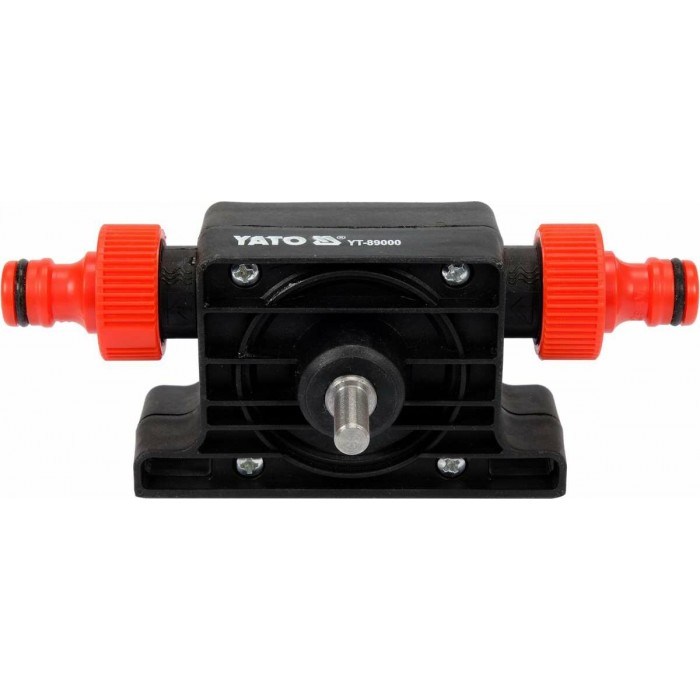 Насос для води з приводом від дриля YATO тримач 8 мм, продукт.- 2.4 м³/год, висота подачі 3 м [6/60]