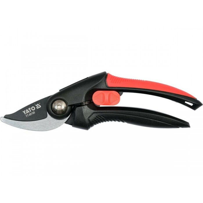 Сікатор з округленими лезами YATO: до гілок Ø= 20 мм, L= 208 мм [12/48]