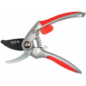 Сікатор з округленими лезами YATO: до гілок Ø= 20 мм, L= 205 мм, руків'я з алюмінію [12/48]