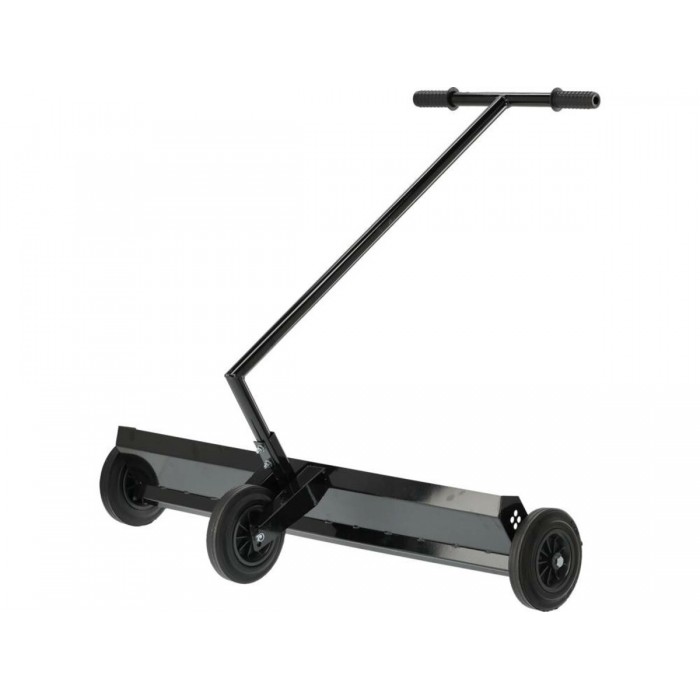 Вирівнювач грунту ручний на колесах YATO; робоча зона- 105 см висота- 15 см, держак- 100 см [10]