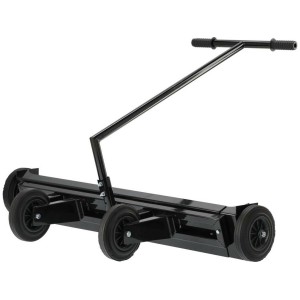 Вирівнювач грунту ручний на колесах YATO; робоча зона- 105-175х 39х 18 см, держак- 100 см [6]