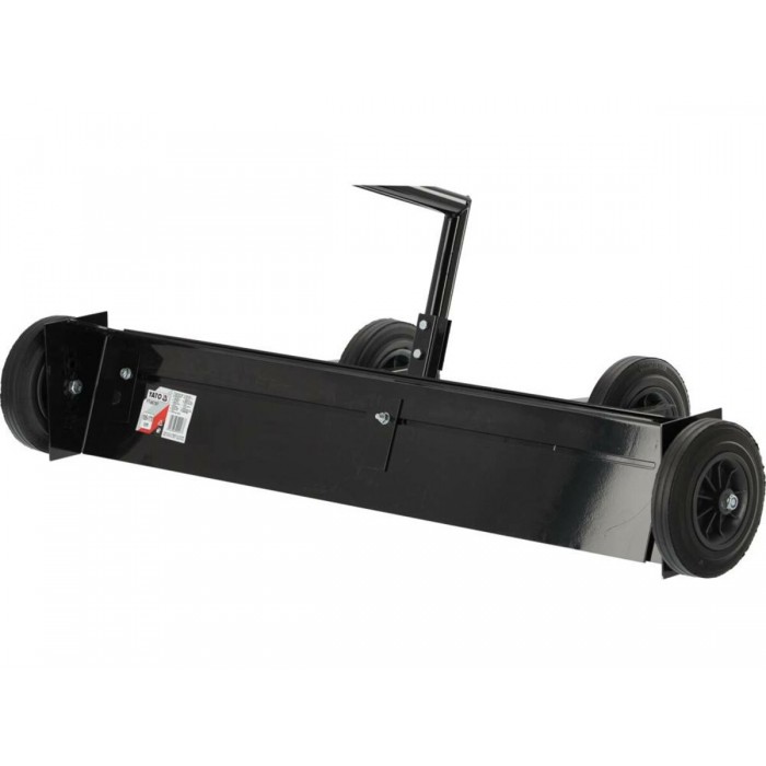 Вирівнювач грунту ручний на колесах YATO; робоча зона- 105-175х 39х 18 см, держак- 100 см [6]