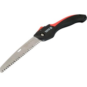 Ножівка до гілок складана YATO; лезо l= 180 мм, 7 зубів/1", t= 1,4 мм [12]