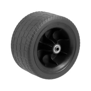 Колесо до транспортувального візка YT-86950 YATO: з ПВХ, Ø=170мм W= 100мм, вісь Ø= 8 мм l=120мм [12]