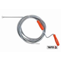 Трос для очищення каналізаційних труб YATO : Ø= 6 мм, l= 5 м [20]