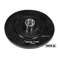 Наконечник дисковий для очищення каналізації YATO : Ø= 10 см, t= 6 мм, резиновий, до YT-24980(DW)
