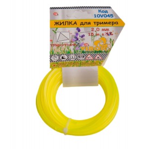 Жилка для тримера ТРИКУТНИК TM VIROK : Ø= 2.0 мм, l= 15 м