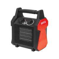 Нагрівач YATO з PTC-елем ел-мереж- 230В, 3кВт, обігрів 30 м² реж- 7/2000/3000 Вт