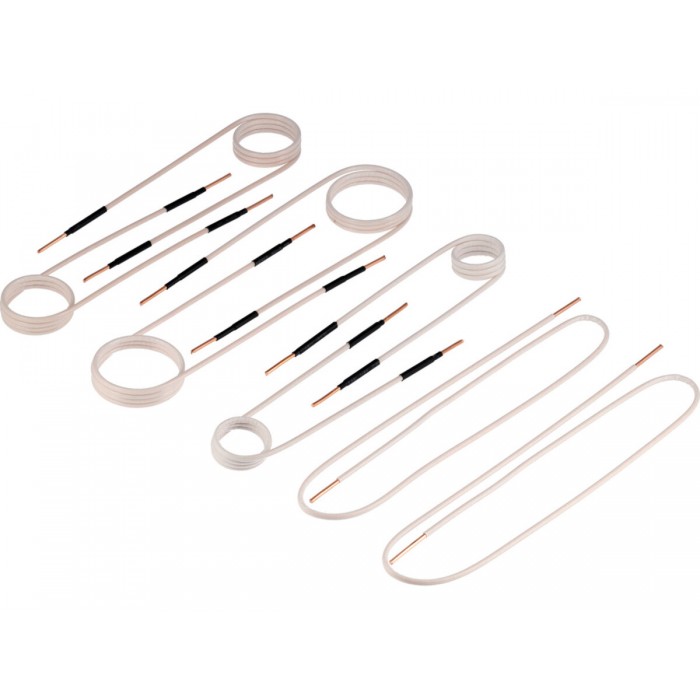 Спіралі елктронагрівальні змінні YATO до нагрівача YT-05880, Ø= 30, 40, 50 мм + прямі, 8 шт [30]