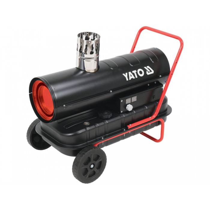 Нагрівач приміщень дизель/парафін з вентил YATO, 340Вт, продук- 30кВт, 795 м³/год; бак-50л