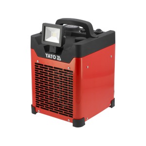 Нагрівач мережевий з лампою і вентилятором YATO: 230В, 3,3 кВт обігрів S≤ 30 м² реж- 40/2200/3300 Вт