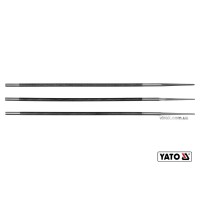 Напильники для гостріння ланок ланцюгів YATO, Ø= 4.8 мм, l= 250 мм, 3 шт. [4/200]
