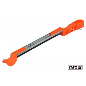 Направляюча з напильником для гостріння ланок ланцюгів під 30°, 35° YATO : Ø=4 мм, l=250 мм [200]
