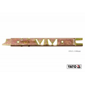 Шаблон для заточ. обмеж. глибини зубів ланцюгів YATO 150х13х1мм, глиб.-0.65мм, кут 10°,30°,35° [200]