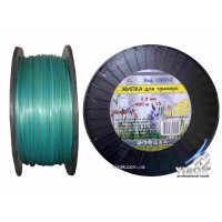 Жилка для тримера "КВАДРАТ" TM VIROK : Ø= 2.4 мм, l= 400 м (бобіна)