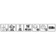 Шина для пили YATO l= 16"/ 40 см (66 ланок) Кількість зубів -12.для ланцюгів YT-84942, YT-84963 [20]