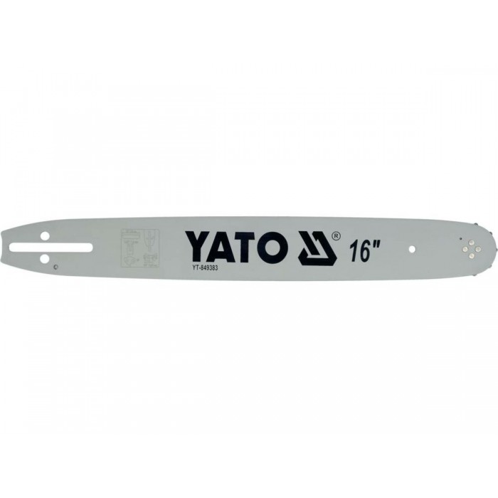 Шина для пили YATO l= 16"/ 40 см (56 ланок) 3/8" (9,52 мм)Т-0,05" (1,3 мм)для ланцюгів YT-84953 [20]