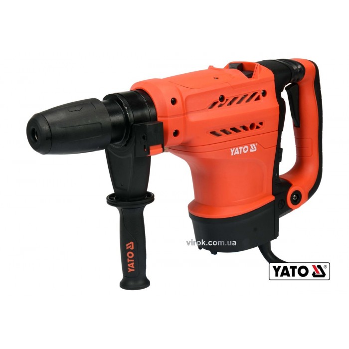 Молот відбійний SDS-MAX мережевий YATO : P= 1300 Вт, J= 20 Дж. Ø≤ 150 мм (бетон) [2/16]