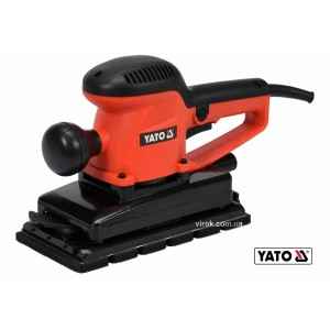 Шліфмашина вібраційна мережева YATO; 230 В, 300 Вт, платформа- 115-230 мм(DW)