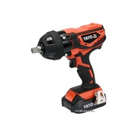 Гайковерт ударний акумуляторний YATO 18В, 2 АГод. квадрат 1/2", 300 Нм. +4 головки [4/64]