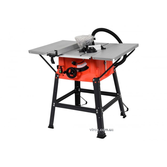 Пила циркулярна мережева YATO : 1800 Вт, диск Ø= 254/30 мм, 4800 об/хв, нахил 0-45° [1/10]