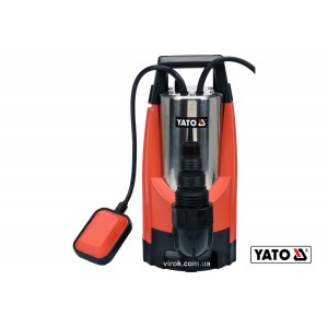 Насос для брудної води мережевий YATO: 1100 Вт, 14000 л/год, макс.висота-10 м, макс.глибина- 7 м [3]
